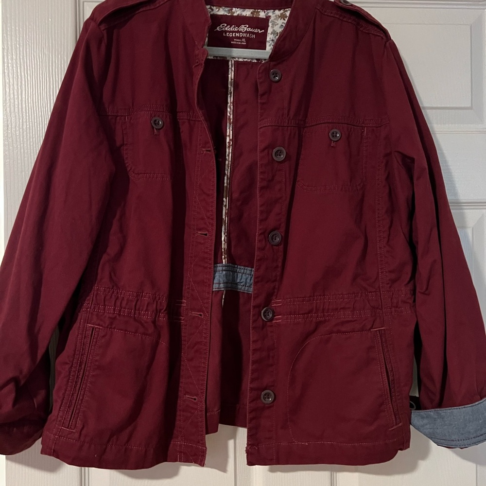 Eddie Bauer Deep Wine Jacket